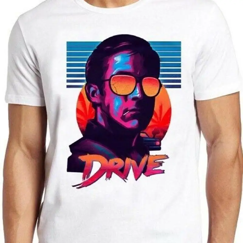 

Drive Bike Cult Movie Film Road Driver Cool Gift Tee T Shirt M263