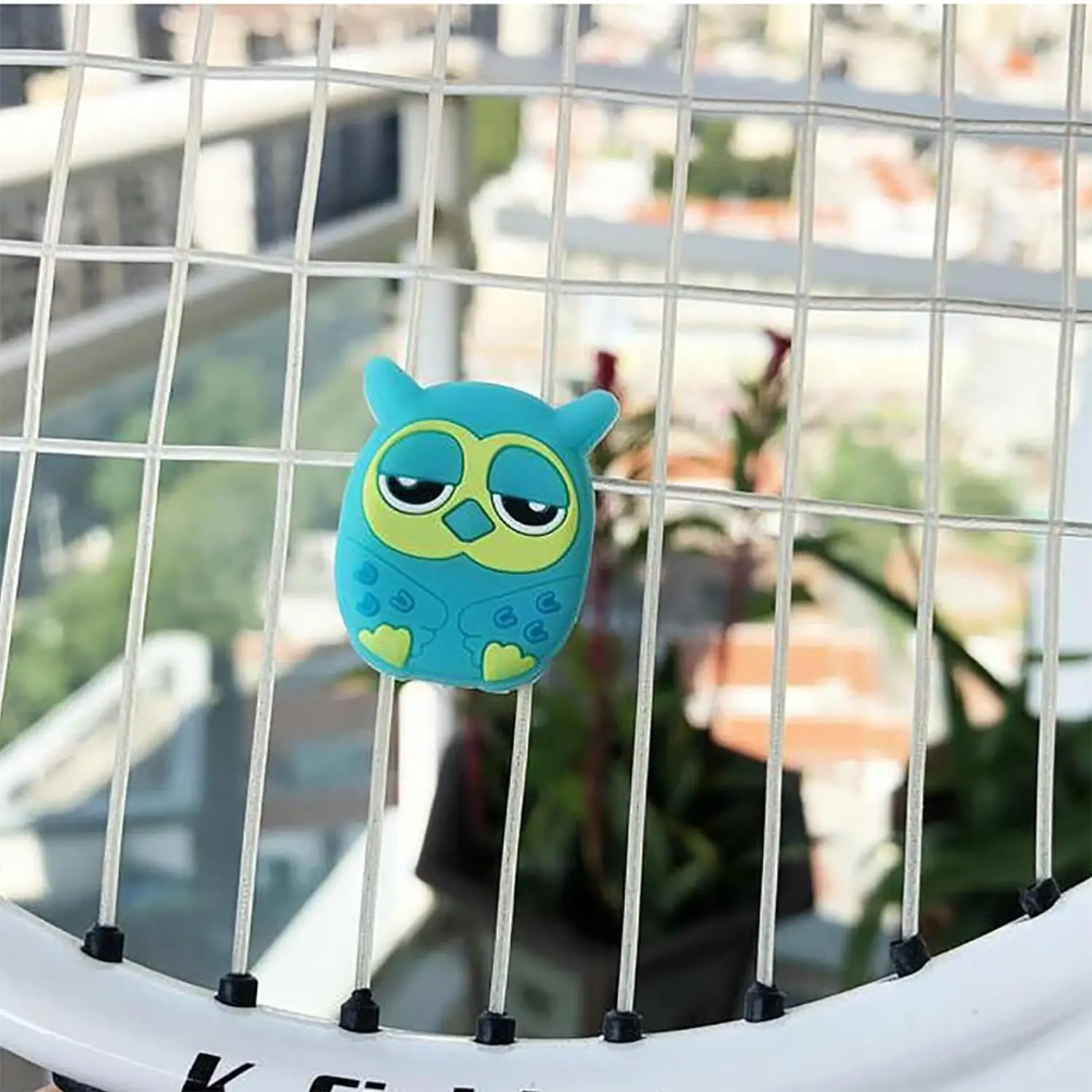 Tennis Racket Dampeners, Tennis Racket Shock Absorber, Cute Pattern Tennis Accessories (6 pcs Cute Animal Pattern)