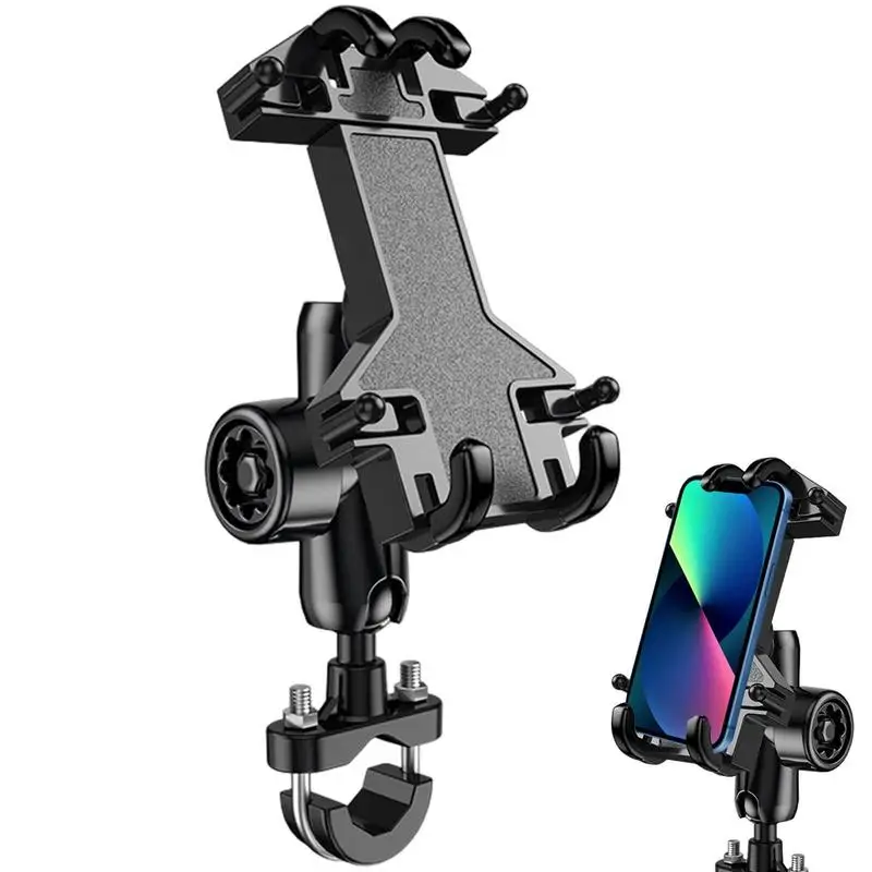 

Motorcycle Phone Holder 360 Degrees Rotatable Phone Mount Wireless Charger USB QC3.0 Fast Charging Bike Smartphone Stand Support