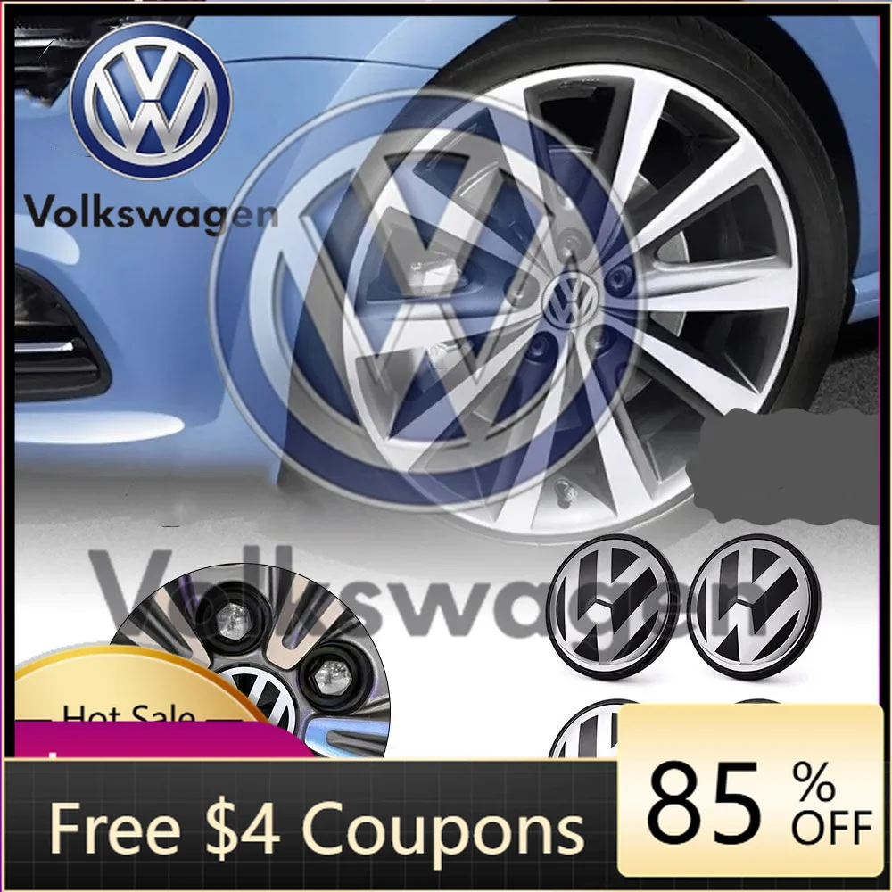 

Наклейки на колеса автомобиля 2026: Горячие стилизационные накладки для VOLKSWAGEN VW, 4 шт., 55 мм, 56 мм, 65 мм, 70 мм, 76 мм, колпачки-заглушки для центра дисков VW