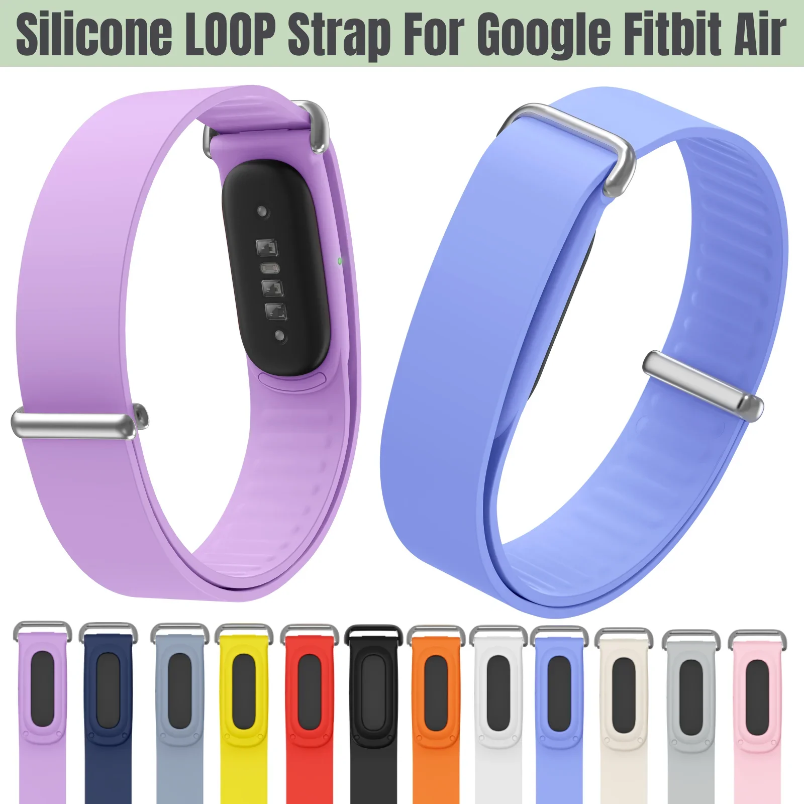 Kelin For Google Fitbit Air Silicone Watch Strap Rubber Replacement Bracelet Watch Band For Fitbit Air Sport Loop Correa Wristba