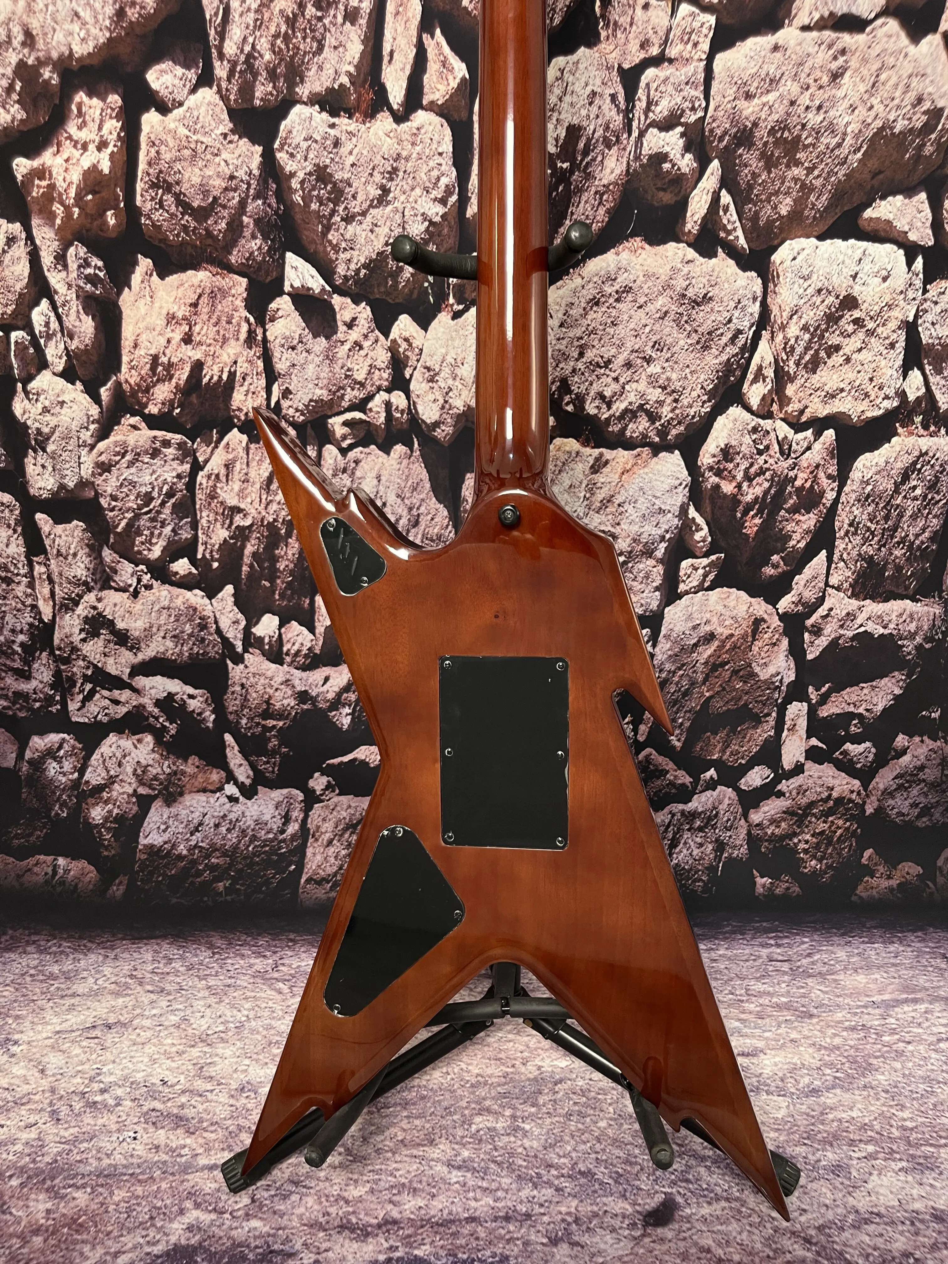 factory custom electric guitar  Green maple top and tremolo hot sale
