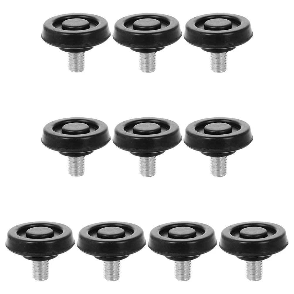 

10 Pcs Hairdressing Chair Accessories Metal Furniture Leveling Feet Material Easy Install Complete Set Salon