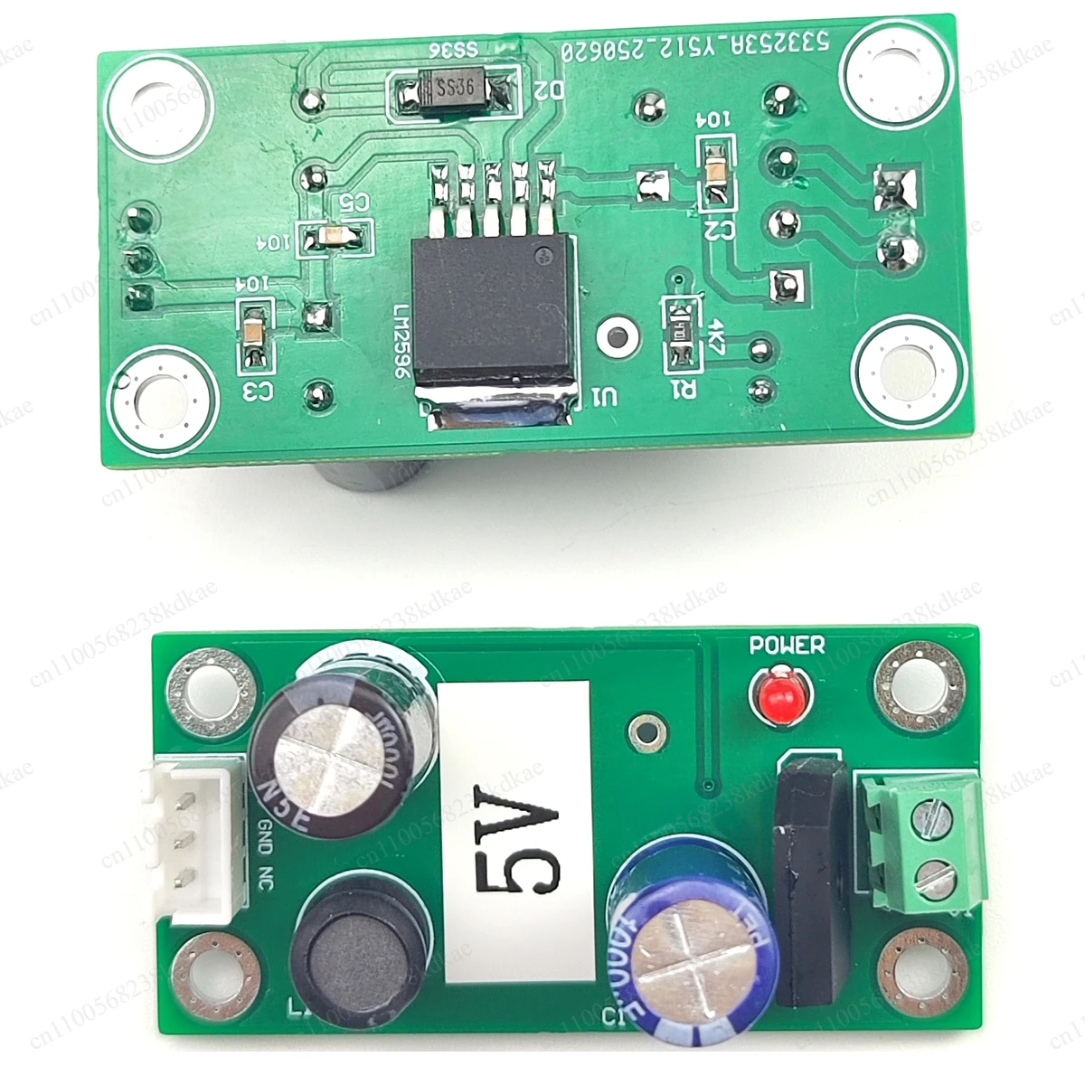 Dual Voltage Output AC to DC Power Module 5V 12V 2A Ballast Power Supply Board Stabilized Step Down Circuit Replacement Parts