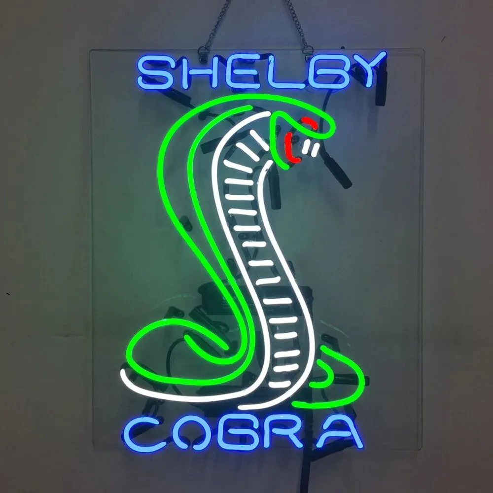 Shelby Cobra Egypt Snake Neon Light Sign Custom Handmade Real Glass Tube Bar Store Room Decor Display Lamp On Wall 15