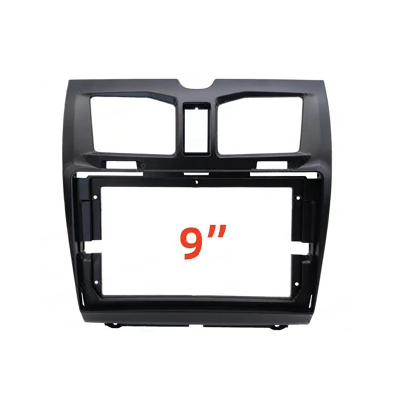 Super Sale Car Audio Fascia Frame for LADA Kalina 2013-2018 9 Inch Dash Fitting