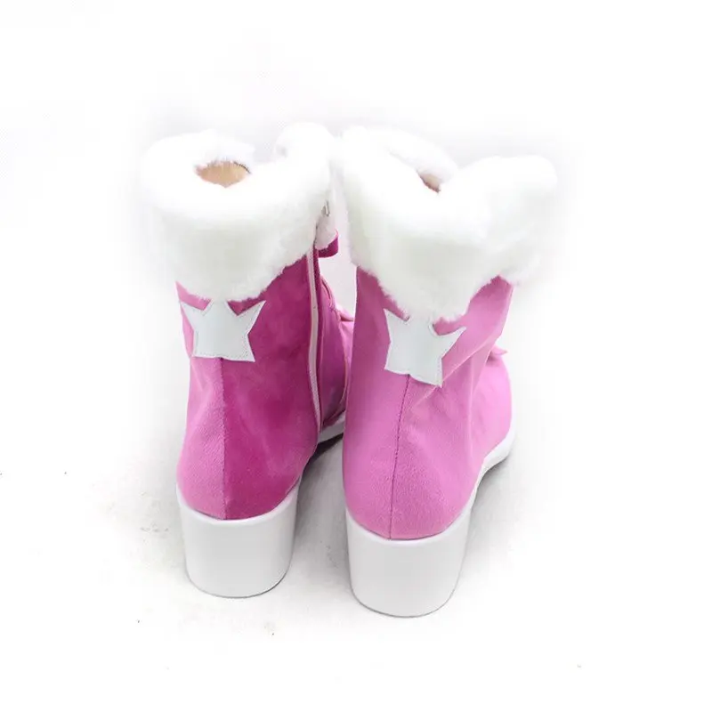 Game Super Starlight Arashi Chisato Women Cosplay Shoes Costumes PU Boots for Halloween Carnival Party Christmas Customize