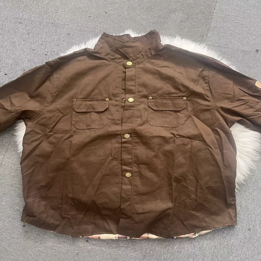 دراجة نارية نمط الرجال سترة الثقيلة طويلة الأكمام سترة قطن الخريف الشتاء الرجعية عمال سترة سميكة يندبروف جاك