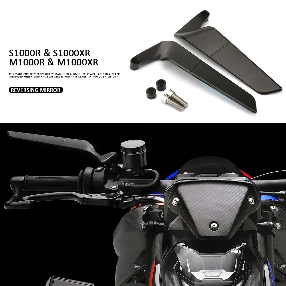

S 1000 R XR New Rear View Mirror Adjustable Rotatable Mirror Kit Motorcycle Accessories For BMW M1000R M1000XR S1000R S1000XR