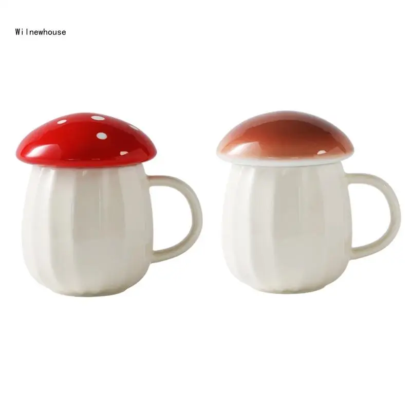 

Multipurpose Ceramic Mushroom Coffee Cup Tea Cups Lovely Mushroom Stuff Gifts Dropship