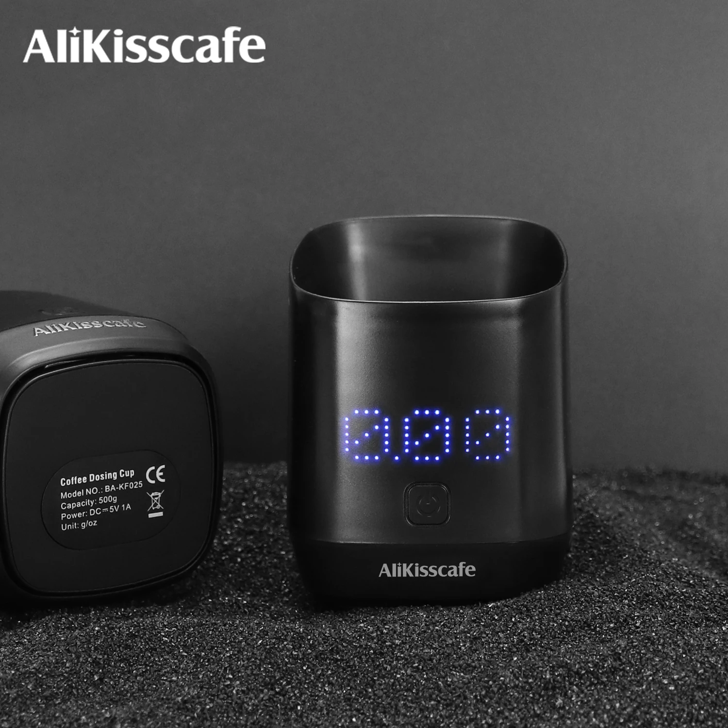 

AliKisscafe Digital Dosing Cup Coffee Scale Display Tray Precise Scale Measuring Cup Kitchen Barista Tools Espresso Accessories
