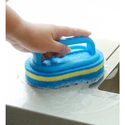 Bathtub Brush with Handle Bathroom Tile-Brush Kitchen Coal Stove-Brush Pot Sponge Floor Cleaning-Brush Household Cleaning Brush1