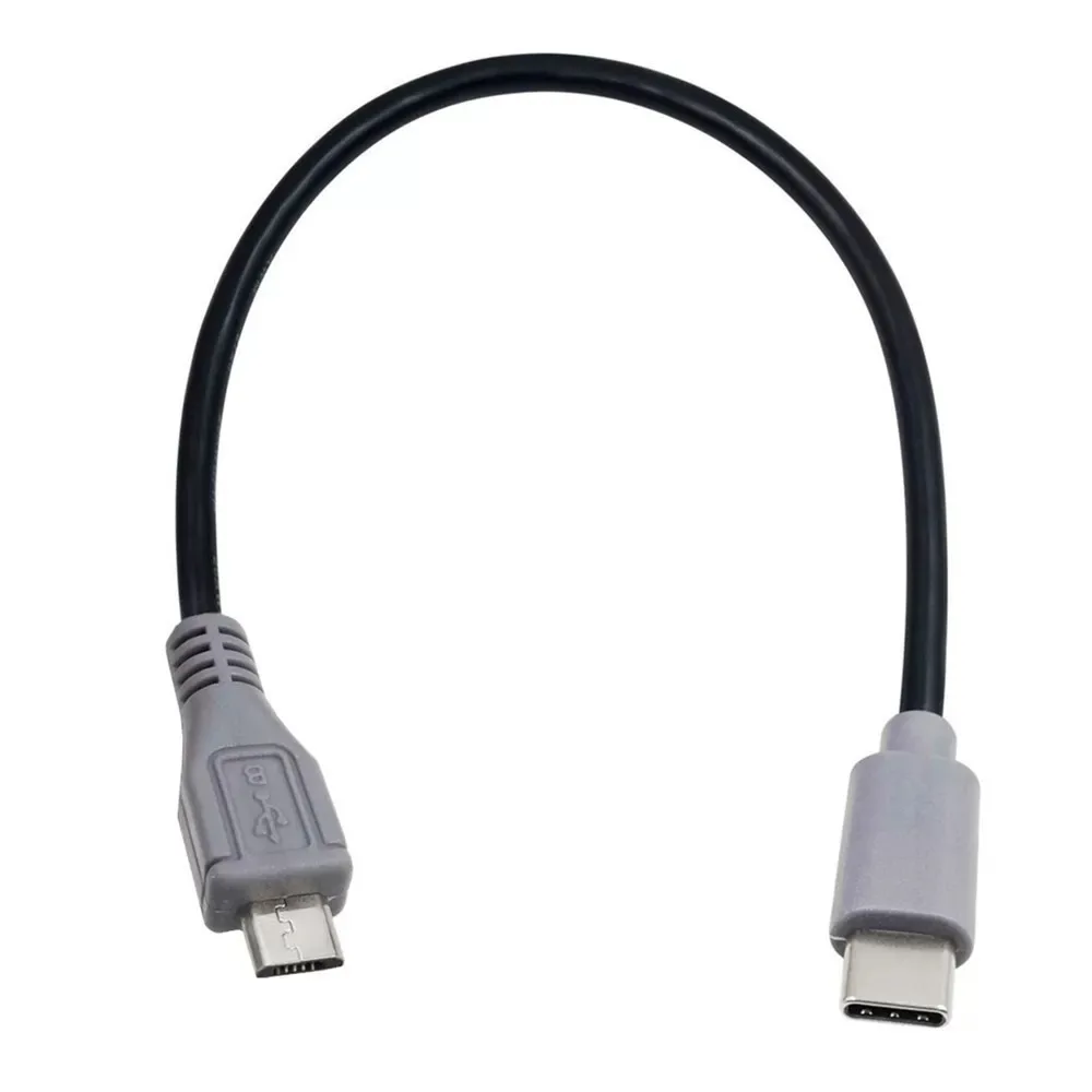 Type C to Micro USB B OTG Cable for DAC Portable Digital Audio Amplifier 20cm 50cm 100cm