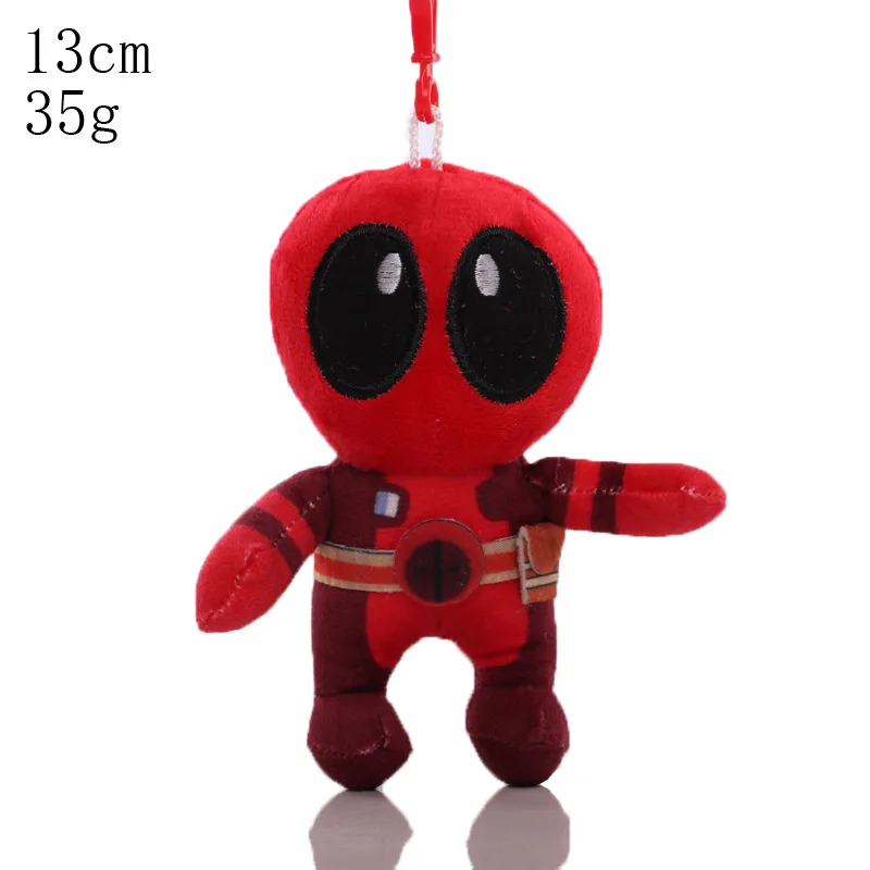 Nowy Marvel Deadpool zabawki anime Cartoon figurki ozdoba miękka poduszka lalki Kawaii Decor prezenty urodzinowe dla dzieci prezent bożonarodzeniowy