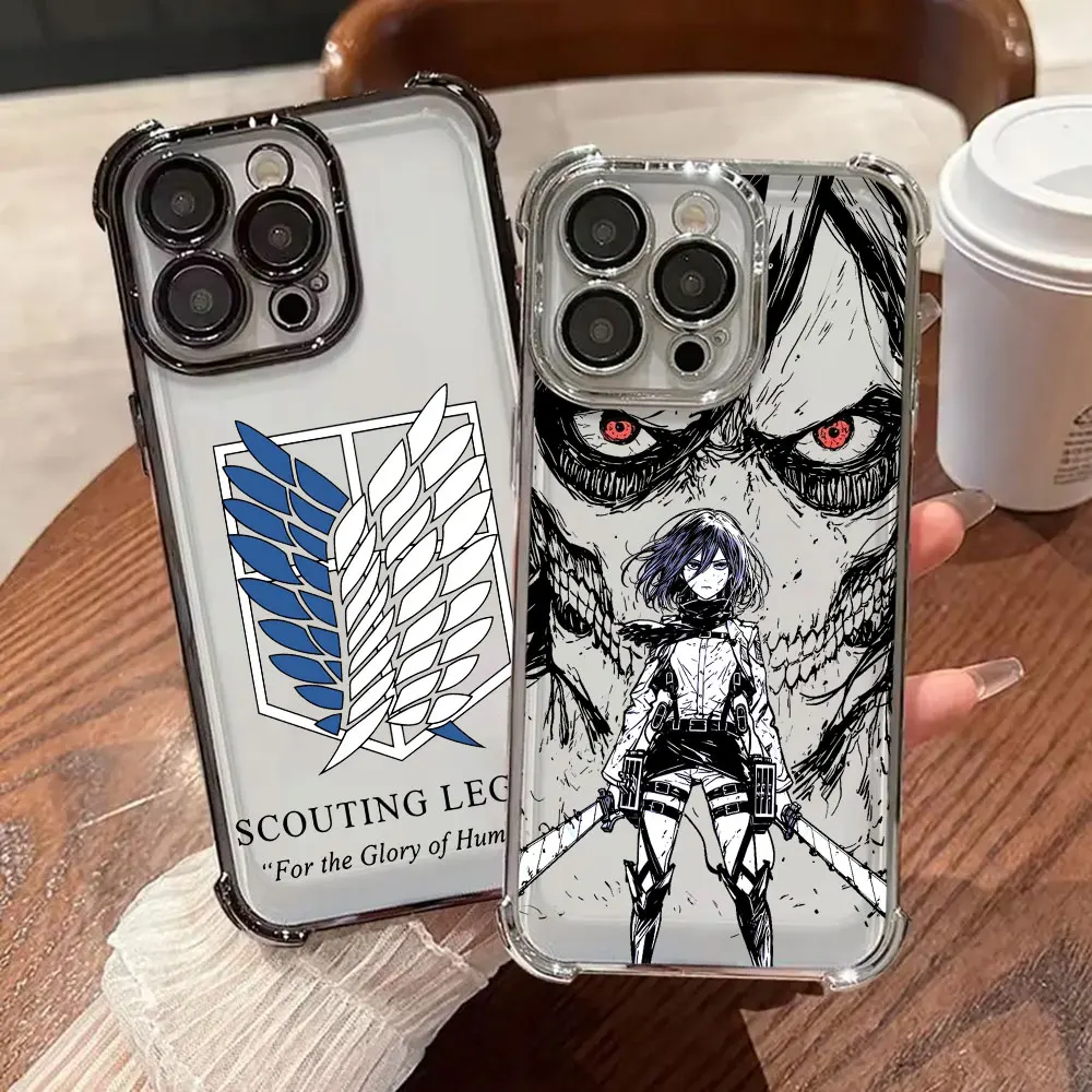 Hot-blooded Anime Attacks on Titans Phone Case For Xiaomi 17T 15T 14T Pro Cases Poco X6 X7 F5 F7 F8 Ultra M7 M8 X8 Pro Max Cover