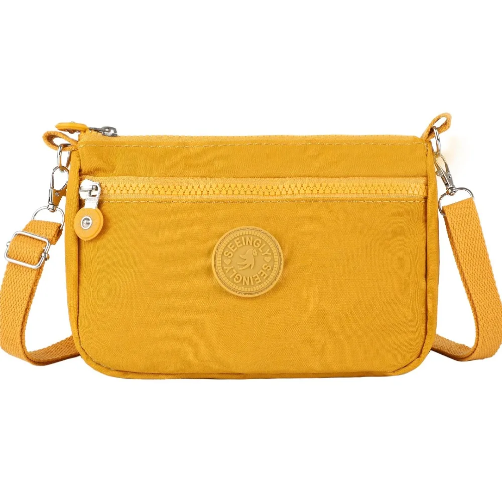 

New Nylon Shoulder Bag Lightweight Waterproof Mobile Phone Bag Crossbody Bag Women