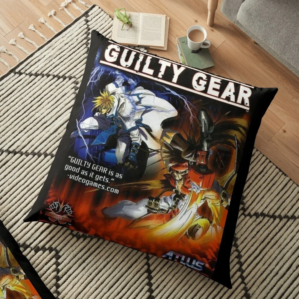 Guilty Gear Ps1 Sofa Bed Home Decor Pillow Case Cushion Cover Gifts