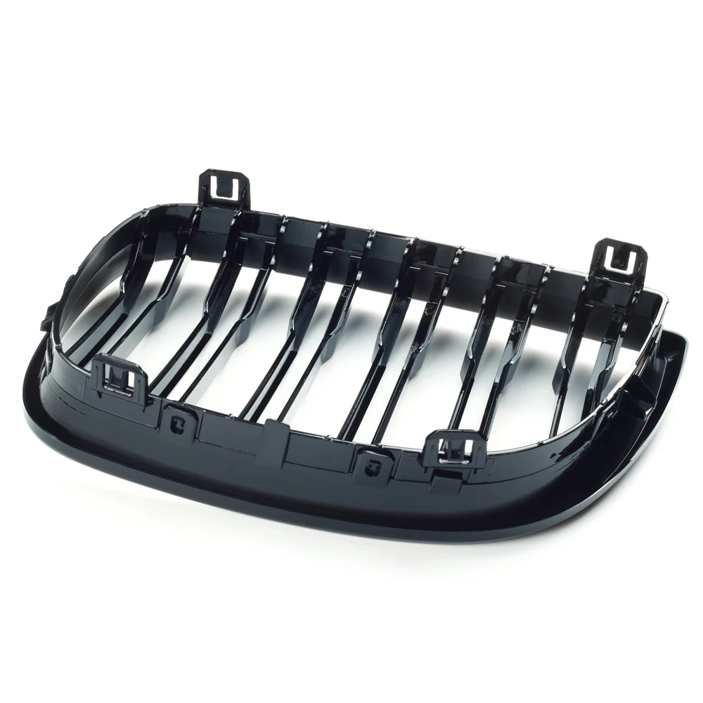 Rejilla delantera de riñón doble para BMW, accesorio de parrilla de ABS para modelos E81, E87, 2004-2007 M, SPORT pre-facelift Racing, 1 par