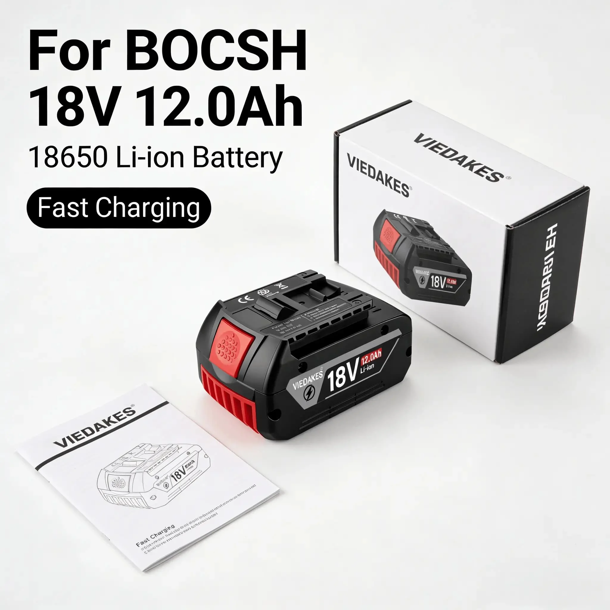 

Аккумулятор повышенной емкости 8.0 Ач для бесщеточных инструментов Bosch 18В и садового оборудования. Горячая распродажа для Bosch 18В aKKyMyЛЯTOP