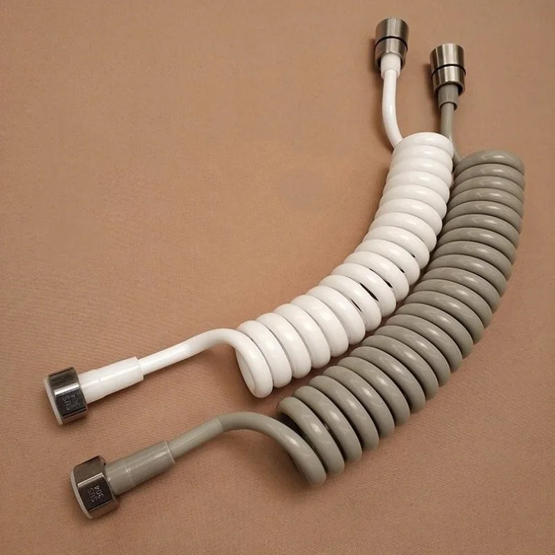 1.5m/2m/3m Telescopic Shower Hose EVA Bathroom Spring Flexible for Water Plumbing Toilet Bidet Sprayer Bathroom Accessories