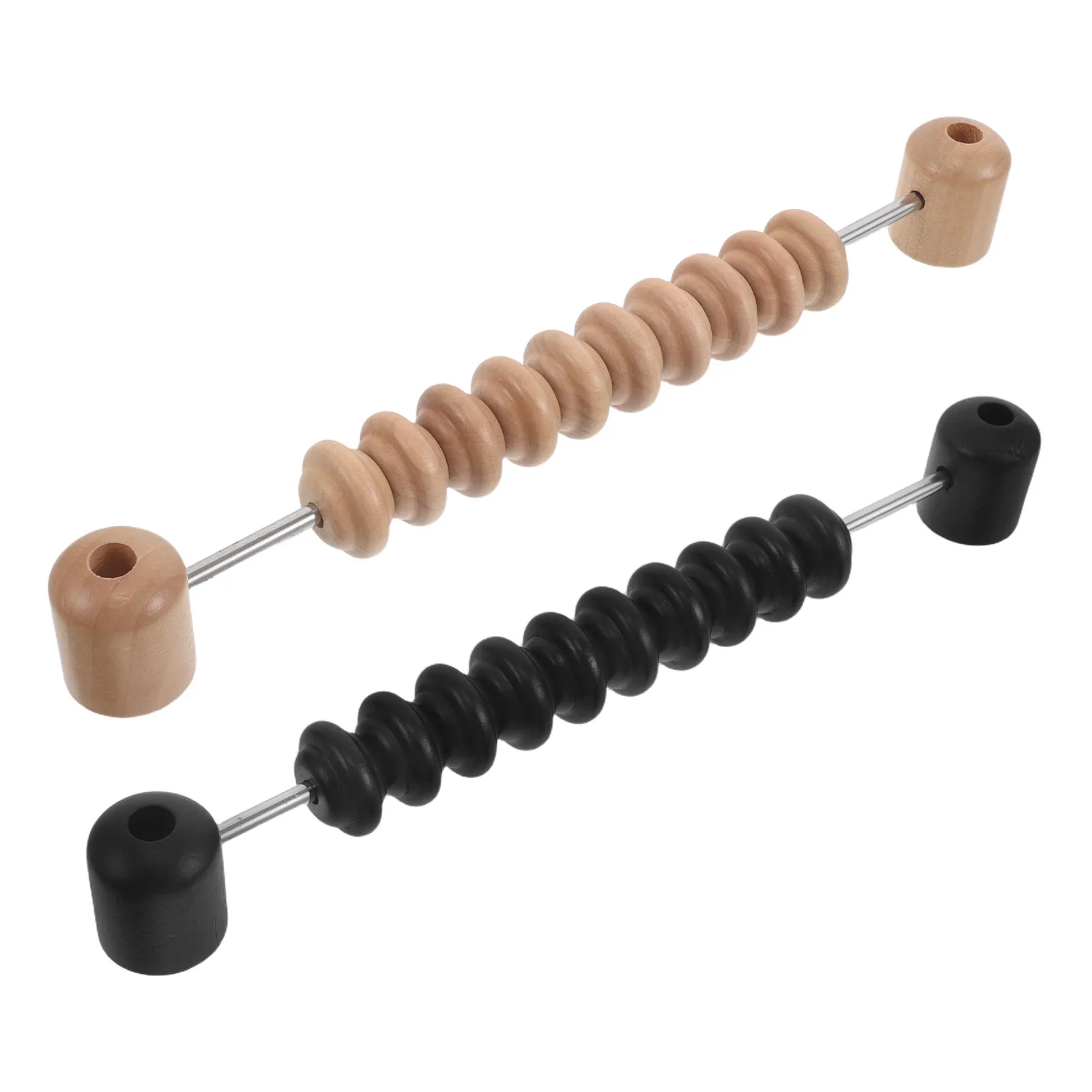 

2Pcs Wooden Foosball Scoring Counter Set Natural Grain Table Football Scorekeeper Portable Stable Base for Home Office Party