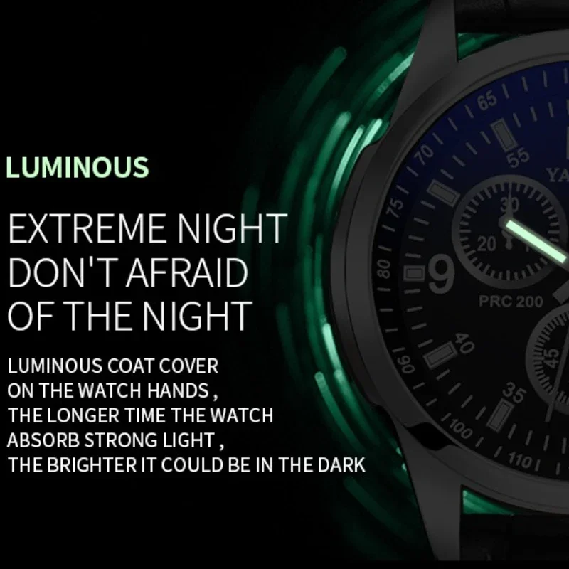 Лучший бренд, роскошные светящиеся мужские часы, спортивные военные кварцевые часы, повседневные кожаные мужские наручные часы, relogio masculino