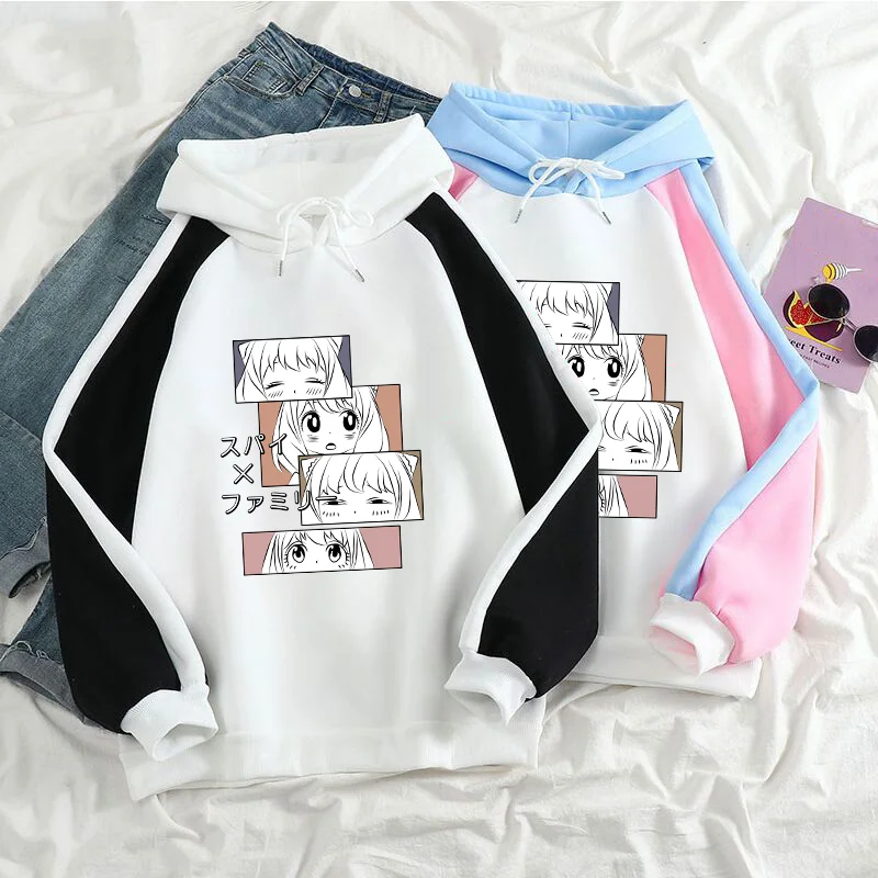 New Anime Anya Forger Element Hoodie Girls Casual Outdoor Anime Hoodie High Quality Fashion Hoodie