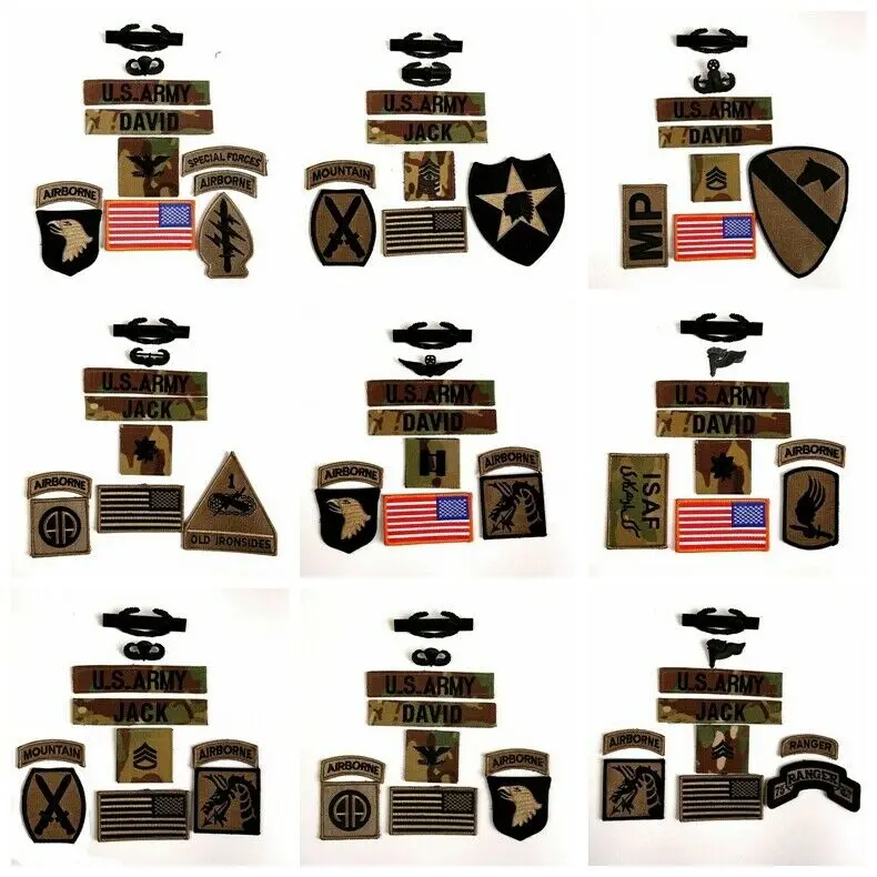 David Patch: The Ultimate Military Embroidery Badge for Authentic Combat Uniforms