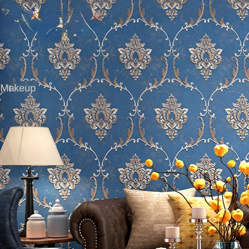 

Милан, американская страна, гостиная, бесшовная ткань для стен, спальня, кабинет, прихожая, европейский стиль, большой цветок, ткань для покрытия стен