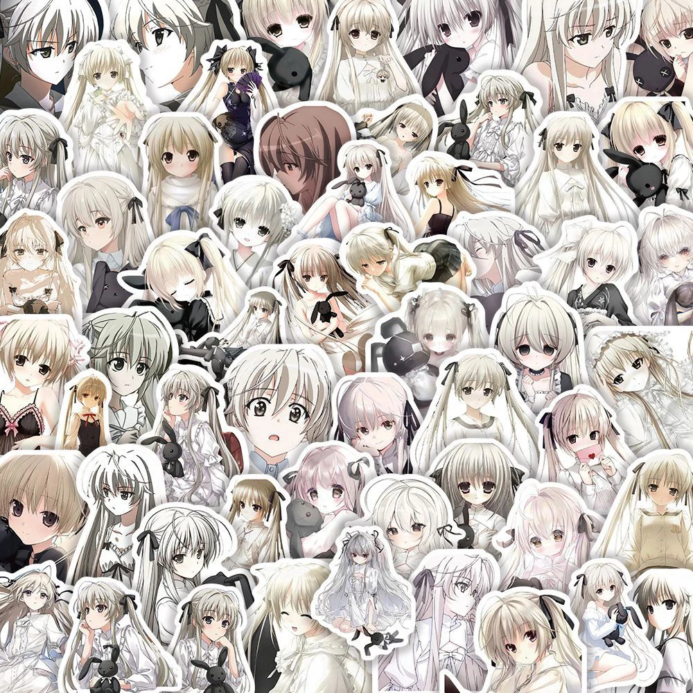 

10/30/60pcs Girls Kasugano Sora Stickers Yosuga No Sora Anime Sticker Laptop Scrapbooking Phone Kawaii Characters Cartoon Decal