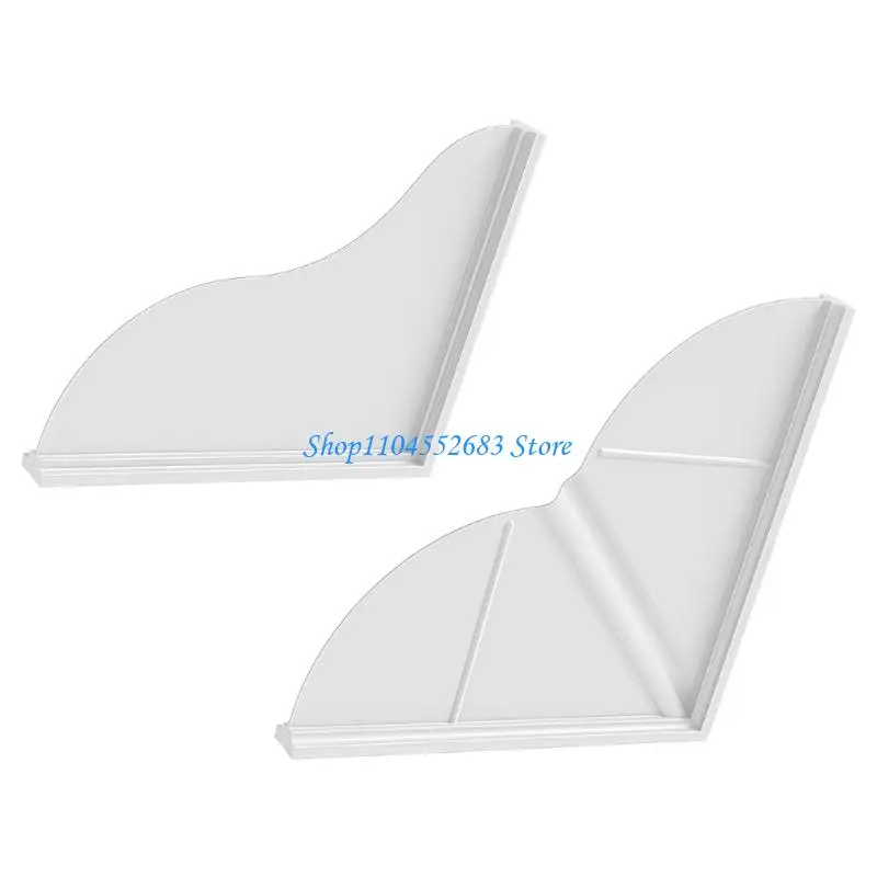 Y6GD Bathtubs Splashing Guard Clear Shower Splashes Protectors For Shower Tub and Basins