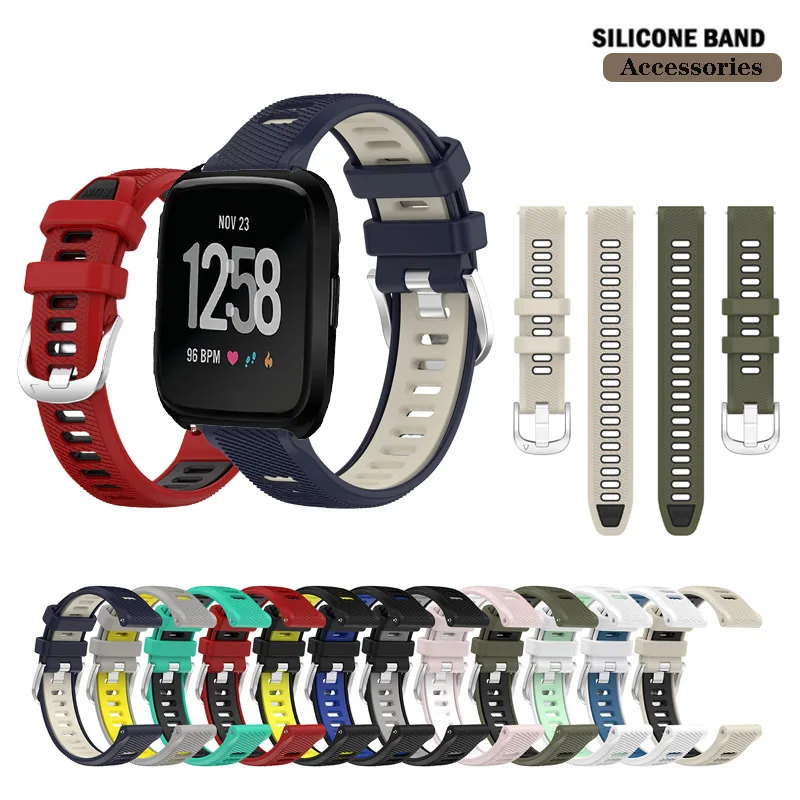 

Watch Band Run Silicone Strap For Fitbit Versa 2 / Versa Lite / Versa 1/ SE