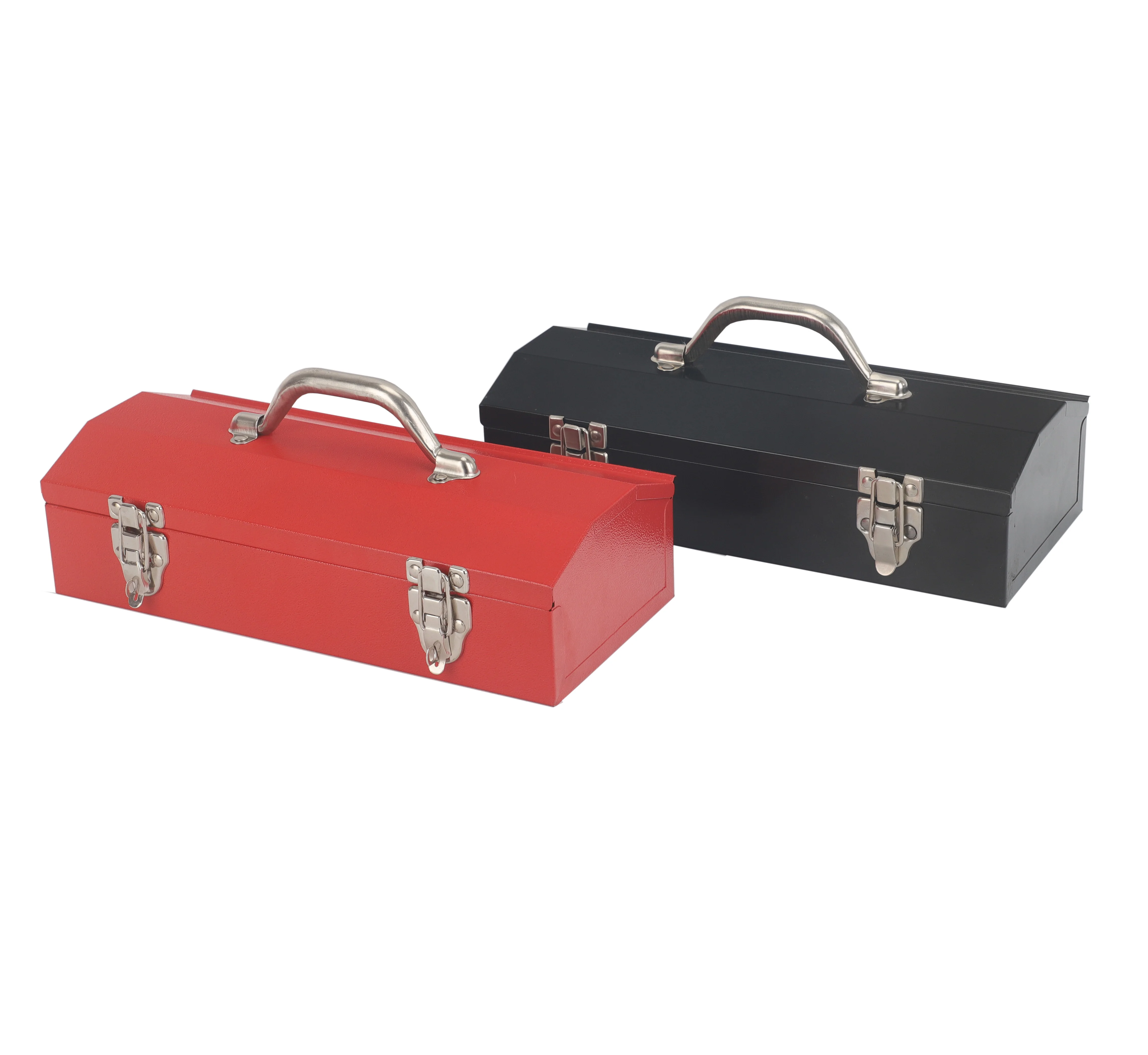 a forDurable Heavy-Duty Waterproof Metal Tool Box, Iron Portable Storage Case ForWorkshop, Field & Home Use