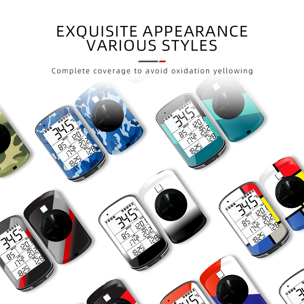 ل Magene C506SE ملصقات الكمبيوتر لركوب الدراجات الشارات الزخرفية شخصية طبقة رقيقة واقية مقاوم للماء تغيير اللون #3