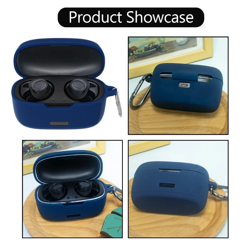 Impact-Resistant Enclosure Silicone Protector Carrying Box for MA10 Headphones