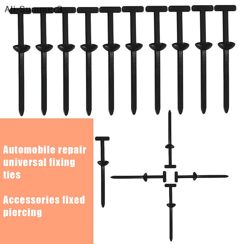 20-300PCS Nylon Cable Tie Buckle Universal Car  Trunk Engine Guard Panel Wire Management Secure Replacement Clip