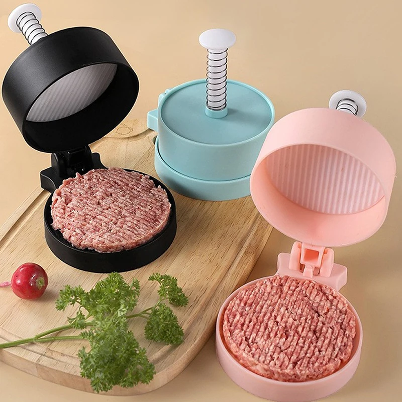 Burger Patty Maker Press Adjustable Thickness Burger Press For Barbecue Grilling Kitchen Gadget Beef Sausage Meat Press