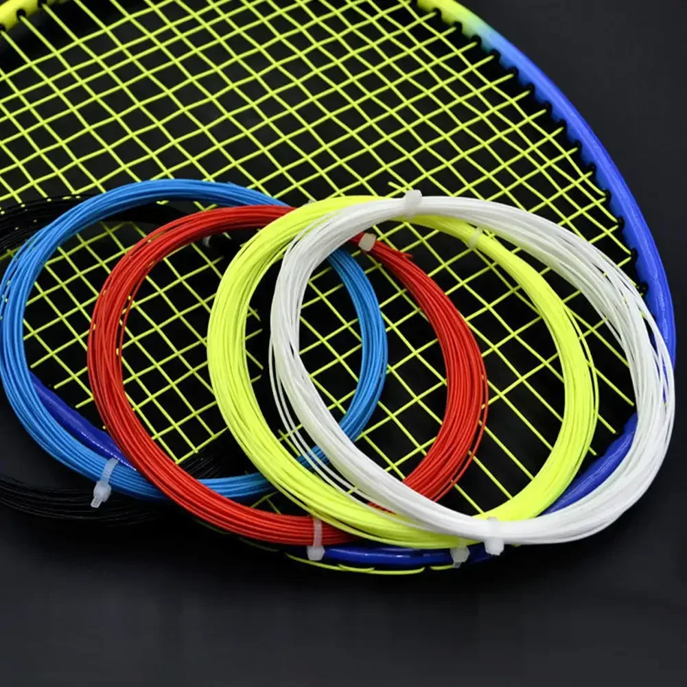 Raket Badminton multiwarna senar dia.0.7 mm panjang 10M kawat raket bulutangkis BG65 BG65Ti perlengkapan olahraga raket senar