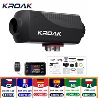 KROAK 5KW-8KW 12V Diesel Air Heater Muffler Diesel Heater, Diesel Parking Heater with Upgrated Blue LCD Switch