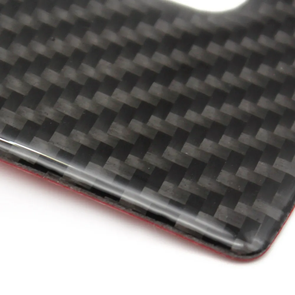 3pcs Car Soft Carbon Fiber Interior Accessories Instrument Panel Frame Car Interior Accessories Trim For Audi Q7 2007-2015 LHD