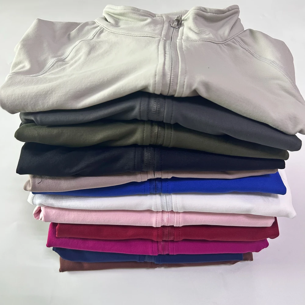 Pericic Sports Zippy Jacke Damen Nahtlose Langarm-Gym-Oberteile Reißverschluss-Laufjacken Fitness-Activewear Yoga-Kleidung – Detail 7