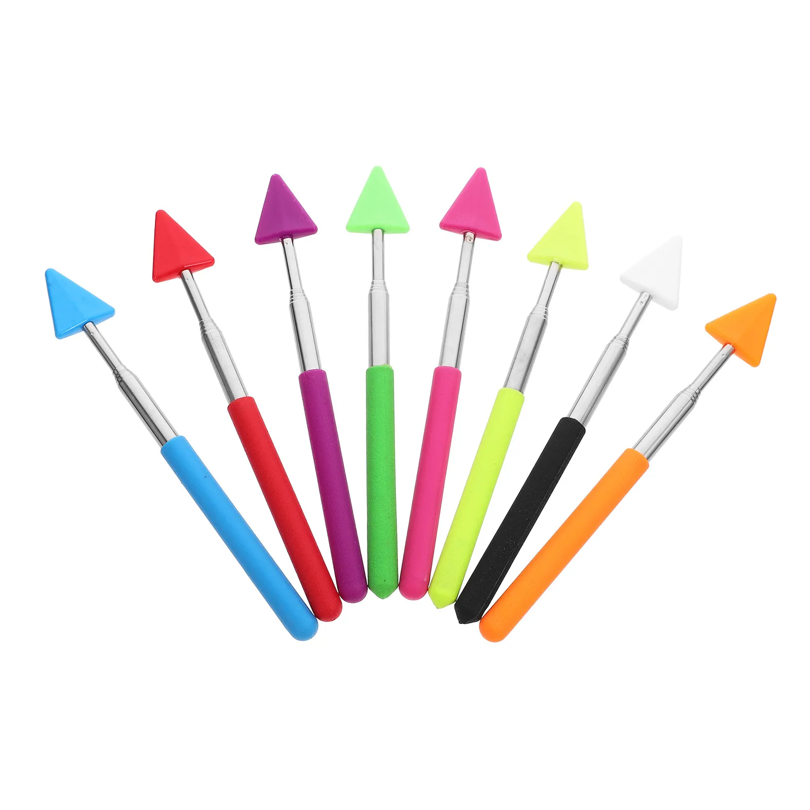 

8Pcs Teaching Sticks Classroom Pointer Stick Blackboard Presenting Indicator Reading Pointer Handheld Teaching Tool