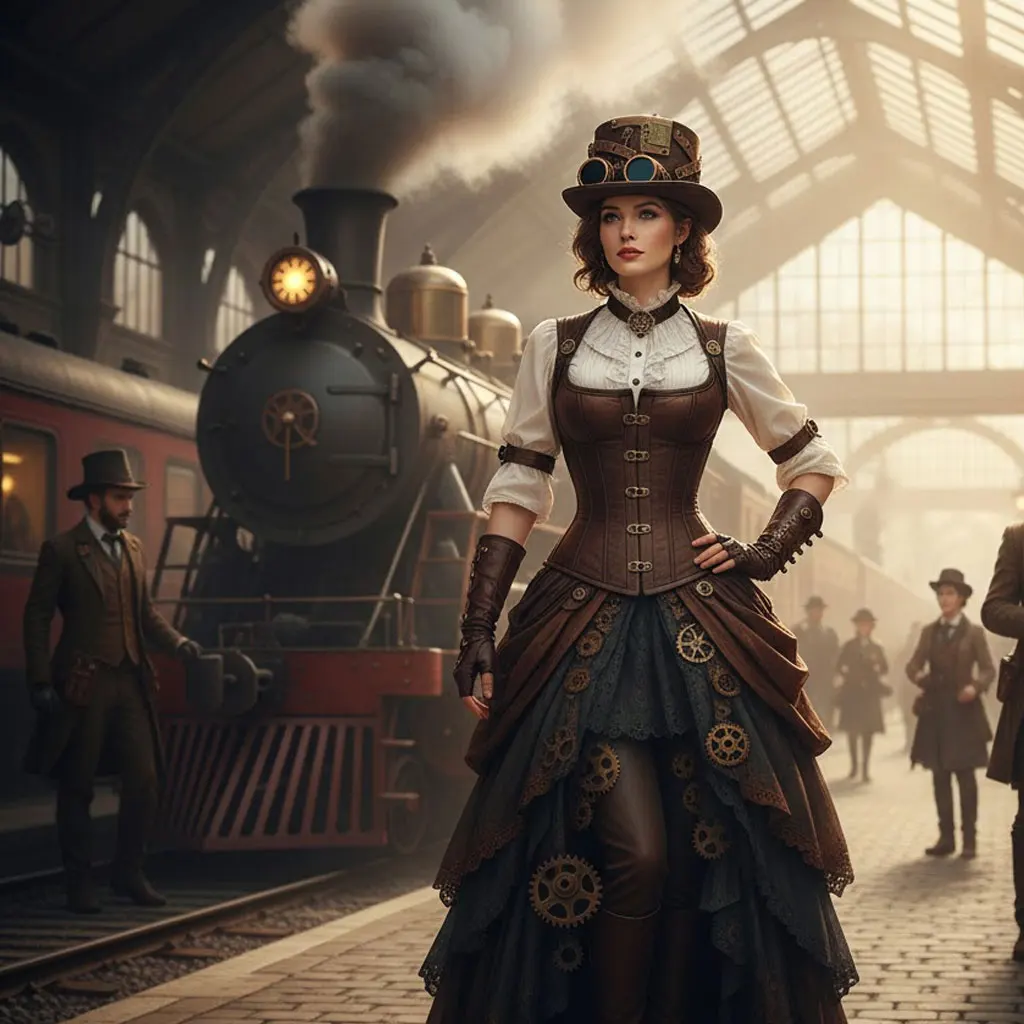 

Goggles & Vials Top Hat - Pirate Robin Hood Cow boy Gothic Style, Holiday Party & Stage Performance Prop