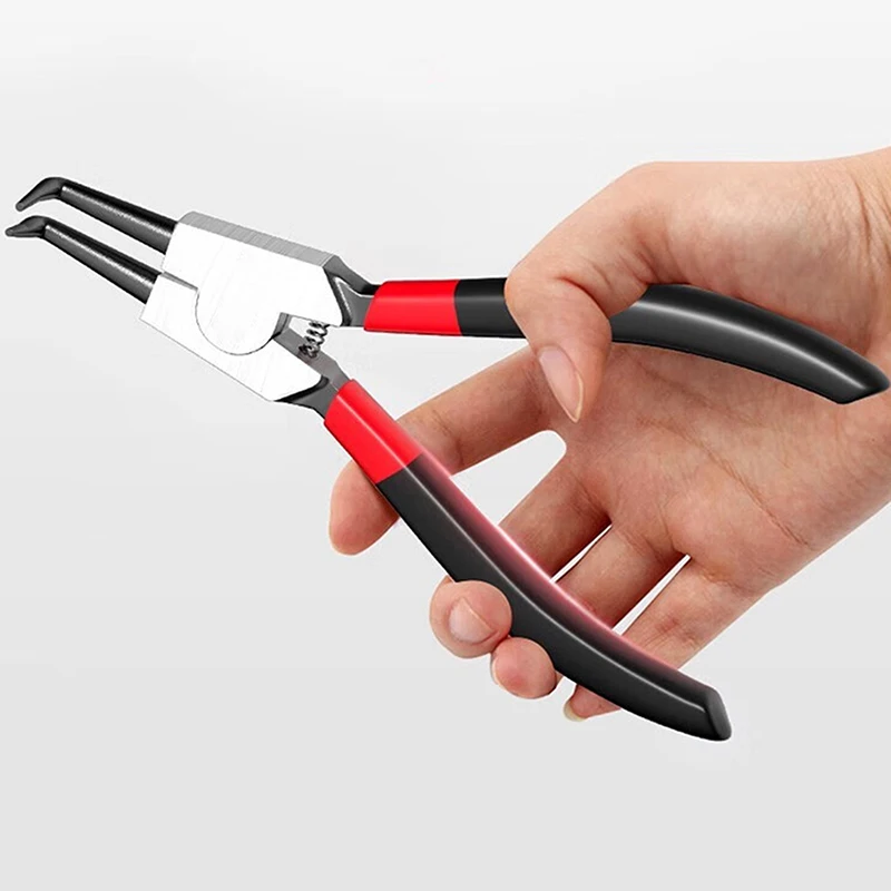 Circlip Pliers Needle Nose Pliers Retaining Ring Pliers For Removing Installing Puller Locking Rings Shafts Jewelry Making Tools