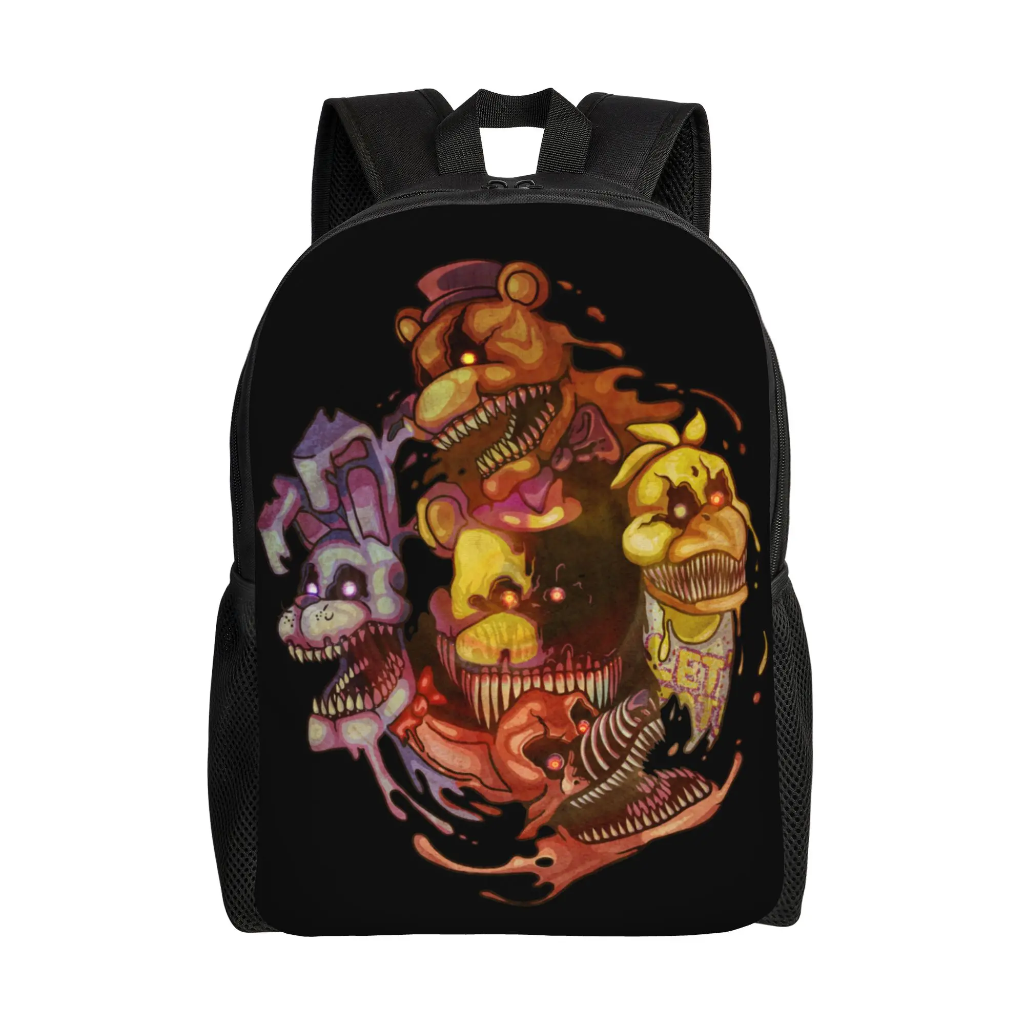 

FNAF Teenage Backpack Sports High School Business Freddys Daypack for Men Women Laptop Canvas Bags