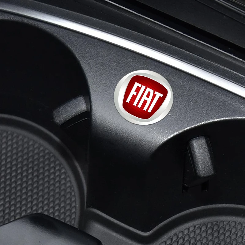 1/2/5/10PCS Car Stickers Car-Styling Logo Interior Decorative Accessories For Fiat Honda Jaguar Ford JEEP Acura Subaru Suzuki - view 5