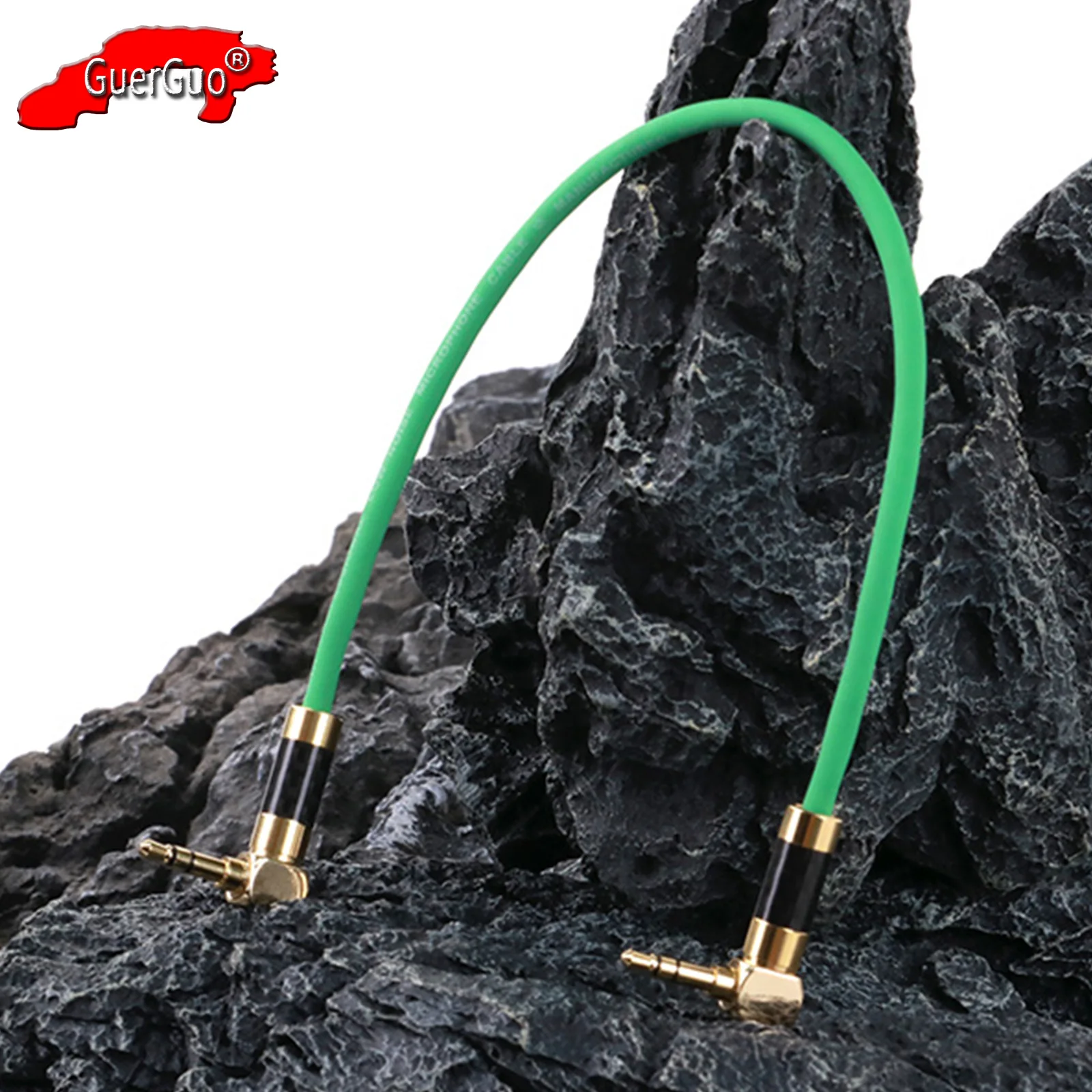 3.5mm Male to Male Stereo Audio Extension Cable,Right Angle 1/8\