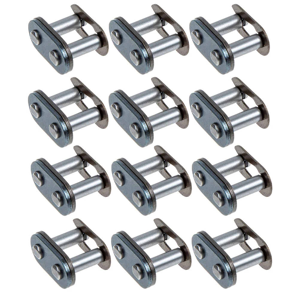 

12pcs Chain Link Motorcycle Accessories ATV Mini Bike Connector Heavy Duty Quick Release Buckle Roller Joint Easy Install Remove