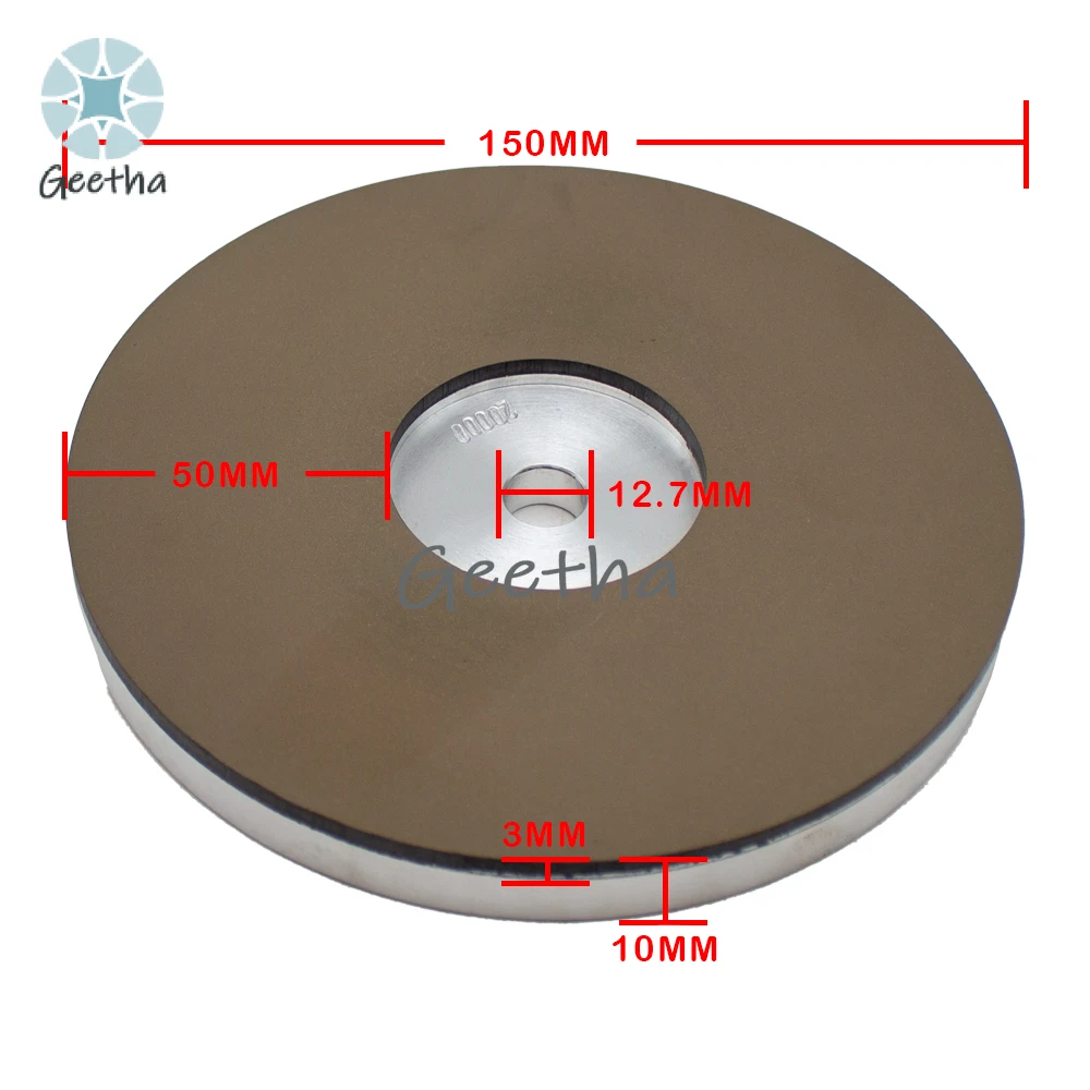 Resin Diamond Wheel 150MM Grinding Disc for Hairdressing Scissor/Electric Clipper/Gem/Jade/Tungsten Steel Knife Polishing Disc