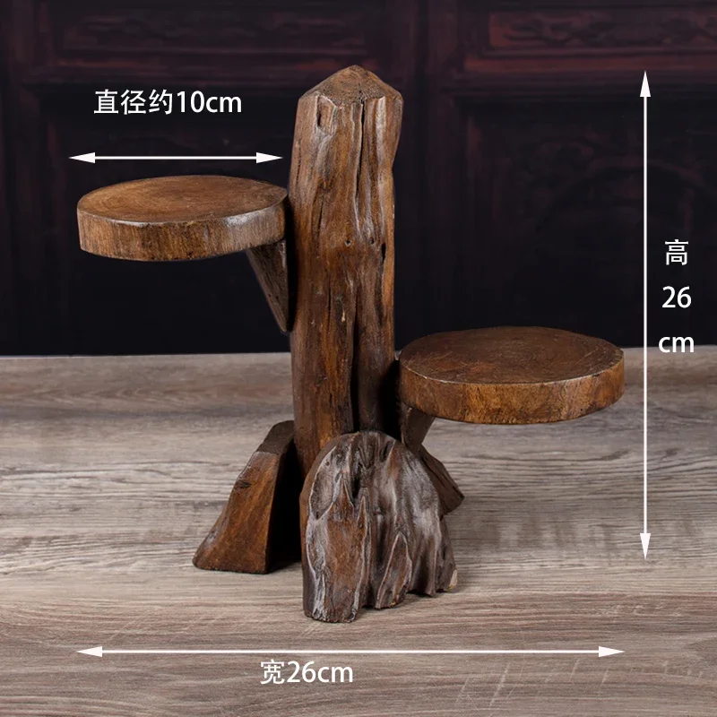 

Desktop Succulent Stand Solid Wood Display Stand Living Room Vintage Shelf Balcony Bay Window Flower Stand Unique Decor decor